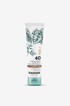 Badger SPF 40 Sheer Tinted Face Sunscreen
