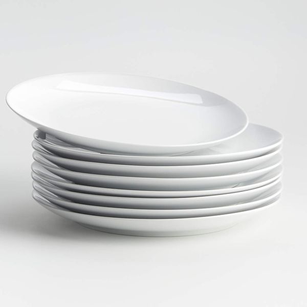 Crate & Barrel Aspen Coupe Dinner Plates