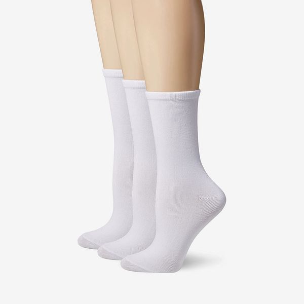 Hanes Women’s ComfortSoft Crew Socks, 3-Pack