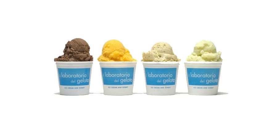 Four 20-oz ice cream flavors