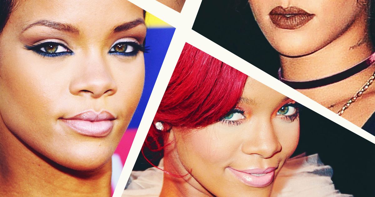 Rihanna's Beauty and Hairstyle Evolution