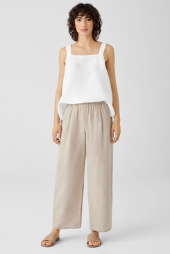 Eileen Fisher Organic Linen Straight Pant
