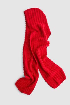 Alexa Chung for Madewell Crocheted Hooded Scarf