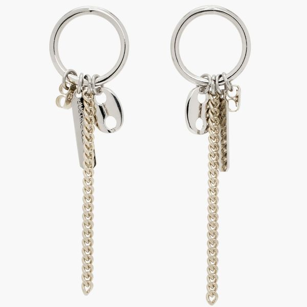 Justine Clenquet Silver & Gold Rita Earrings