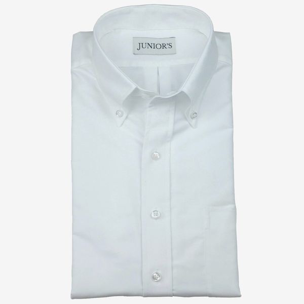 Junior's White Oxford Cloth Button-Down