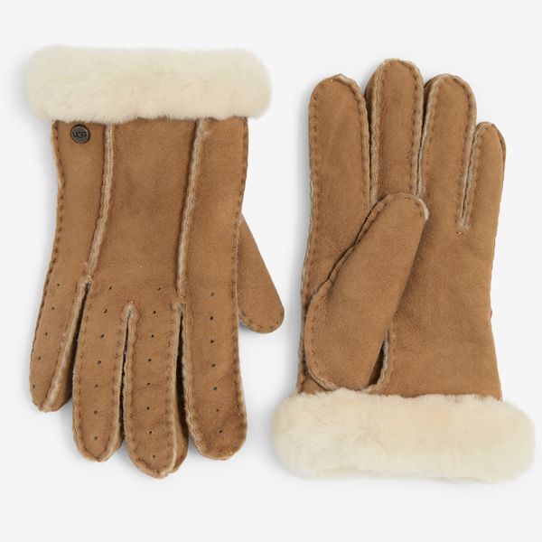 UGG Perforated Shearling Gloves