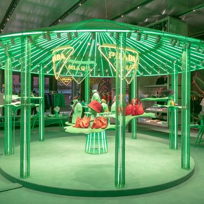 Visit the Prada Hyper Leaves Installation in SoHo Store