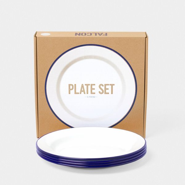 Falcon Enamelware Plate Set