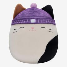 Squishmallows 14-Inch Cam the Calico Cat With Purple Hat