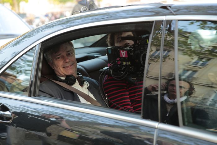 Stillman on the set of The Cosmopolitans.