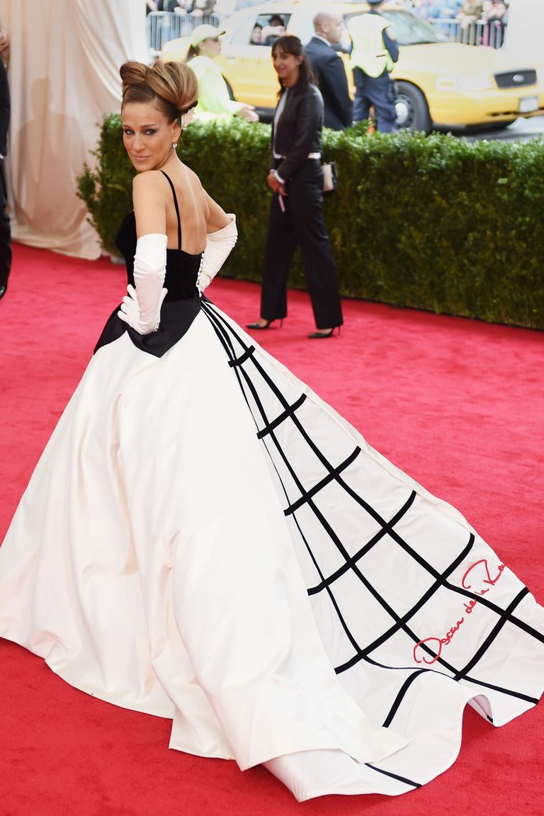 Sarah jessica parker oscar de la renta dress sale