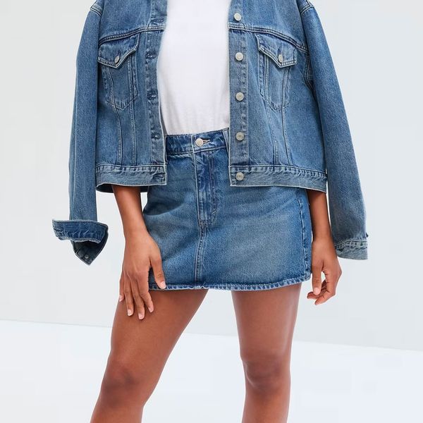 Denim Mini Skirt