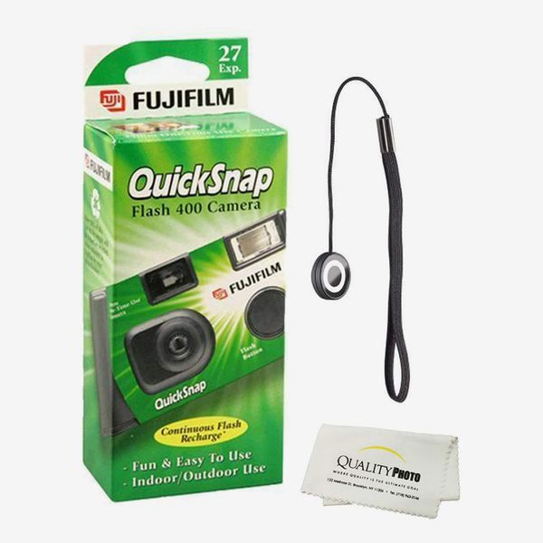 Fujifilm QuickSnap Flash 400 Disposable 35-mm. Camera - With Handstrap