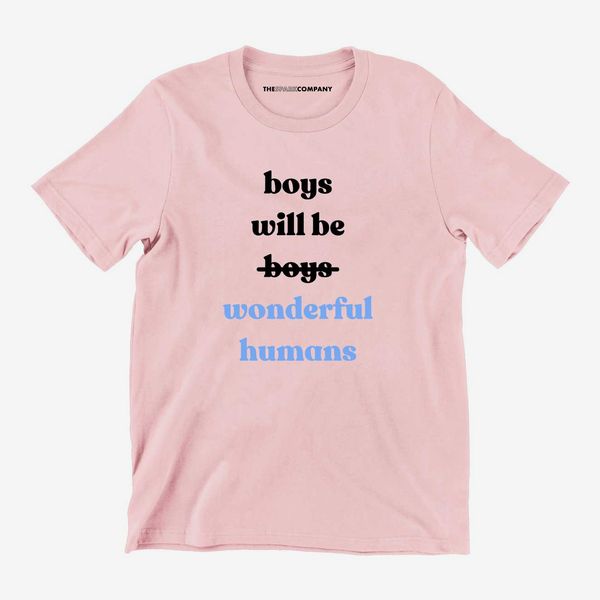 The Spark Company Boys Will Be Wonderful Humans Kids T-Shirt
