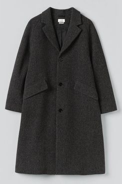 Toast Textured Tweed-Wool Overcoat