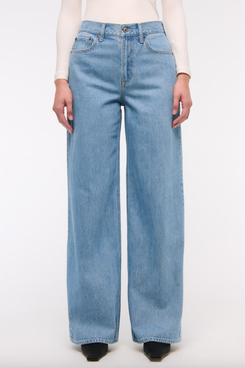 Abercrombie & Fitch High Rise Wide Leg Jean