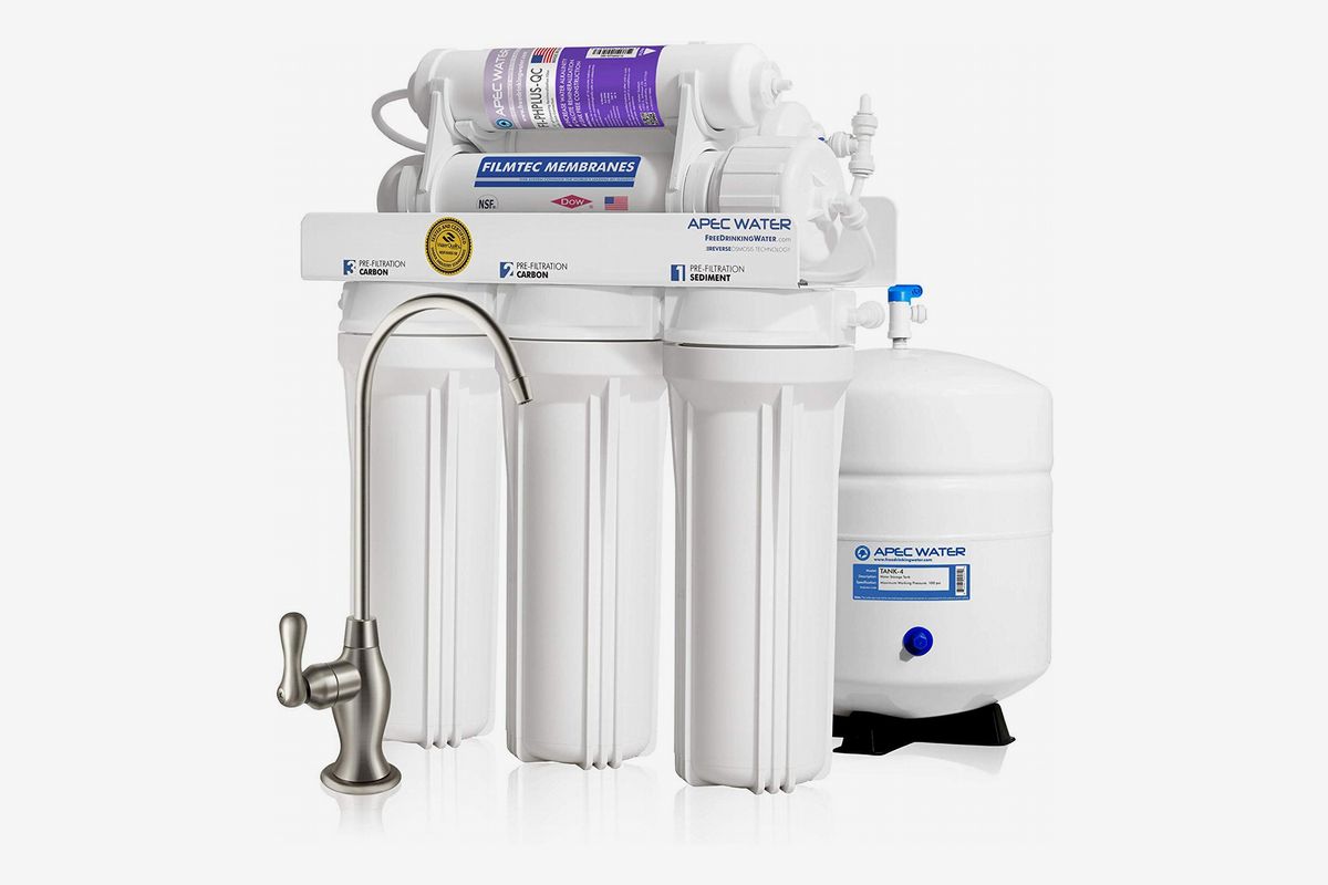 SODIAL Faucet Water Filter Purifier High Ph Alkaline Water Filter System Filtered Water Dispenser for Home Kitchen Tap Bathroom Sink Easy Installation Huge Filter Life