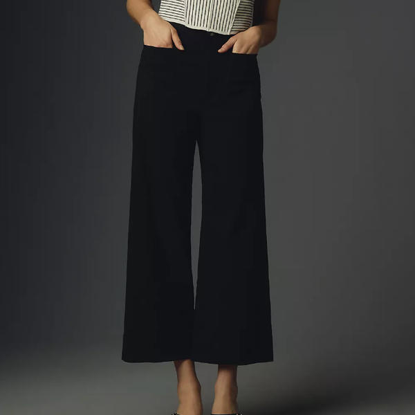 Maeve The Colette Cropped Wide-Leg Pants