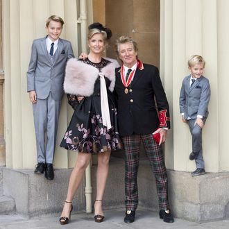 Rod Stewart Receives Knighthood At Buckingham Palace