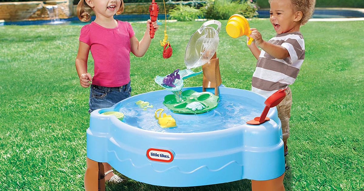 Indoor Outdoor Kids Children Baby Garden Play Toy Sand Pit Water Table 