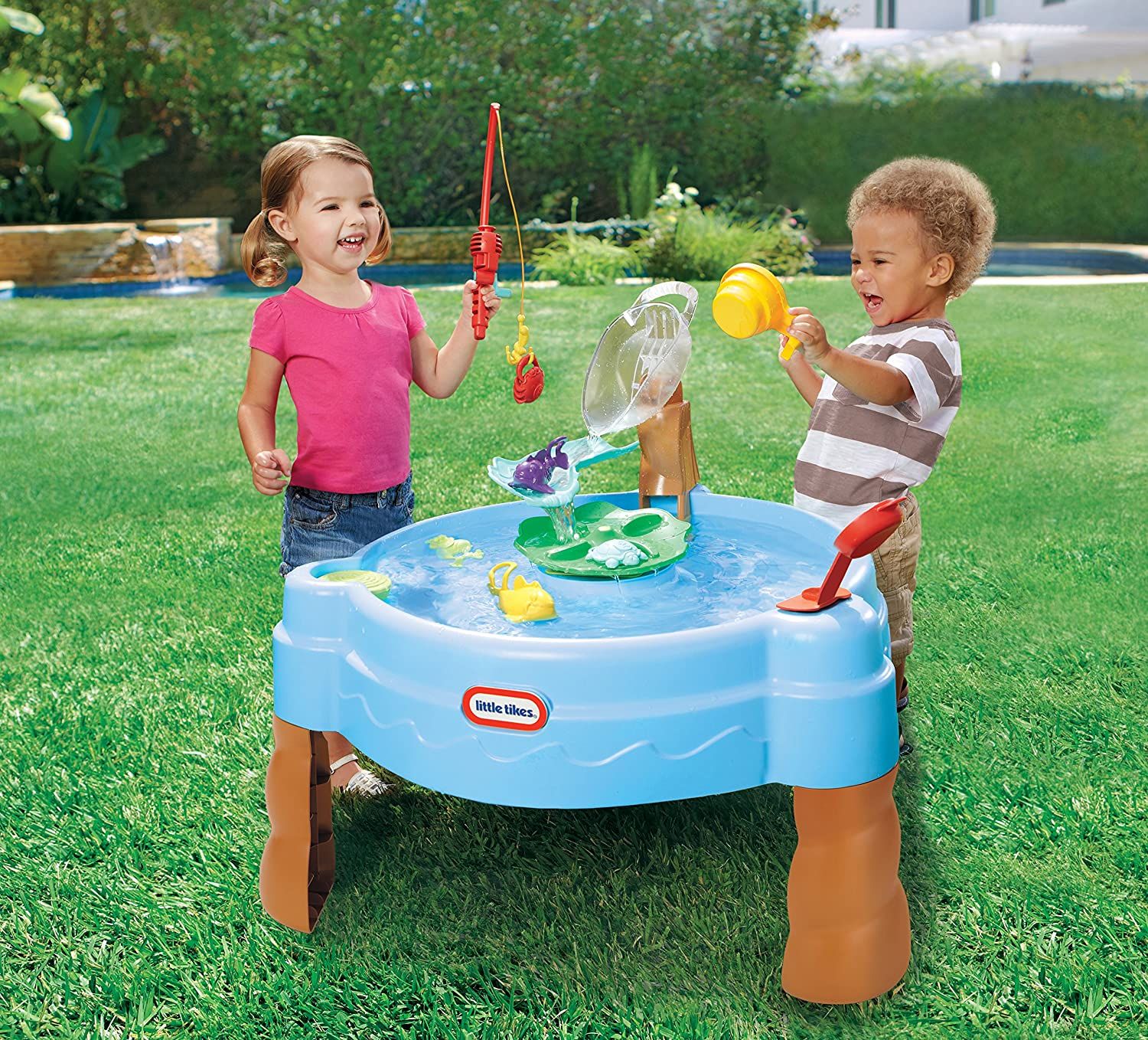 Playset Water Table Sand Box Toys Play Set Game Kid Backyard Outdoor Indoor Desk 