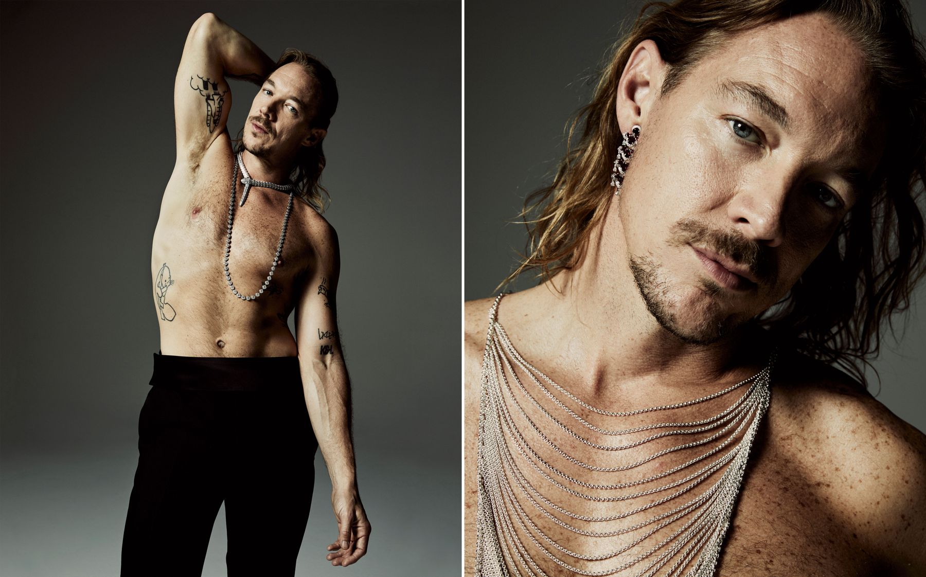 Diplo long hair