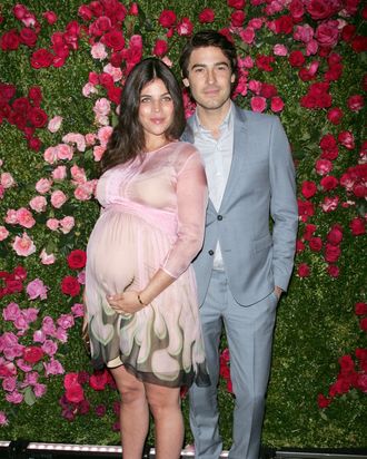NEW YORK, NY - APRIL 24: Julia Restoin-Roitfeld and Robert Konjic attend the 7th Annual Chanel Tribeca Film Festival Artists Dinner at The Odeon on April 24, 2012 in New York City. (Photo by Jim Spellman/WireImage)