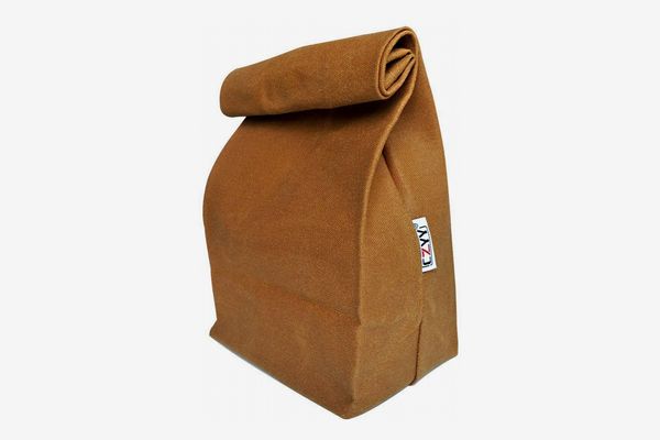 Waxed Canvas Lunch Bags Brown Paper Bag Styled