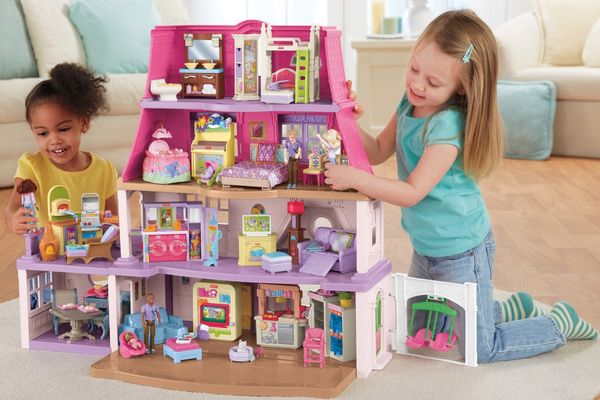 Barbie Play Girl House Doll Toy Bedroom Bathroom Game Kid Children Princess Glam 