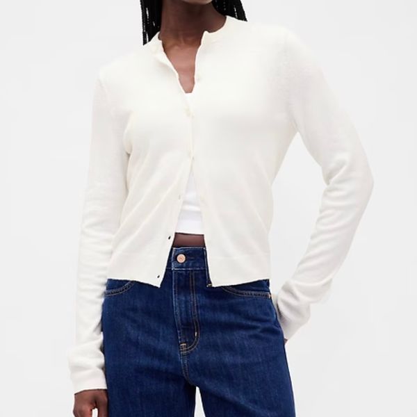 Gap CashSoft Crop Cardigan
