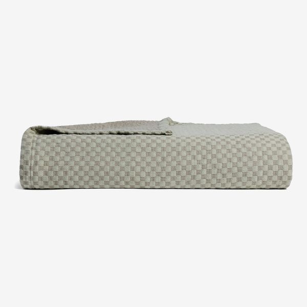 Parachute Keys Organic Cotton & Linen Jacquard Coverlet - Full/Queen