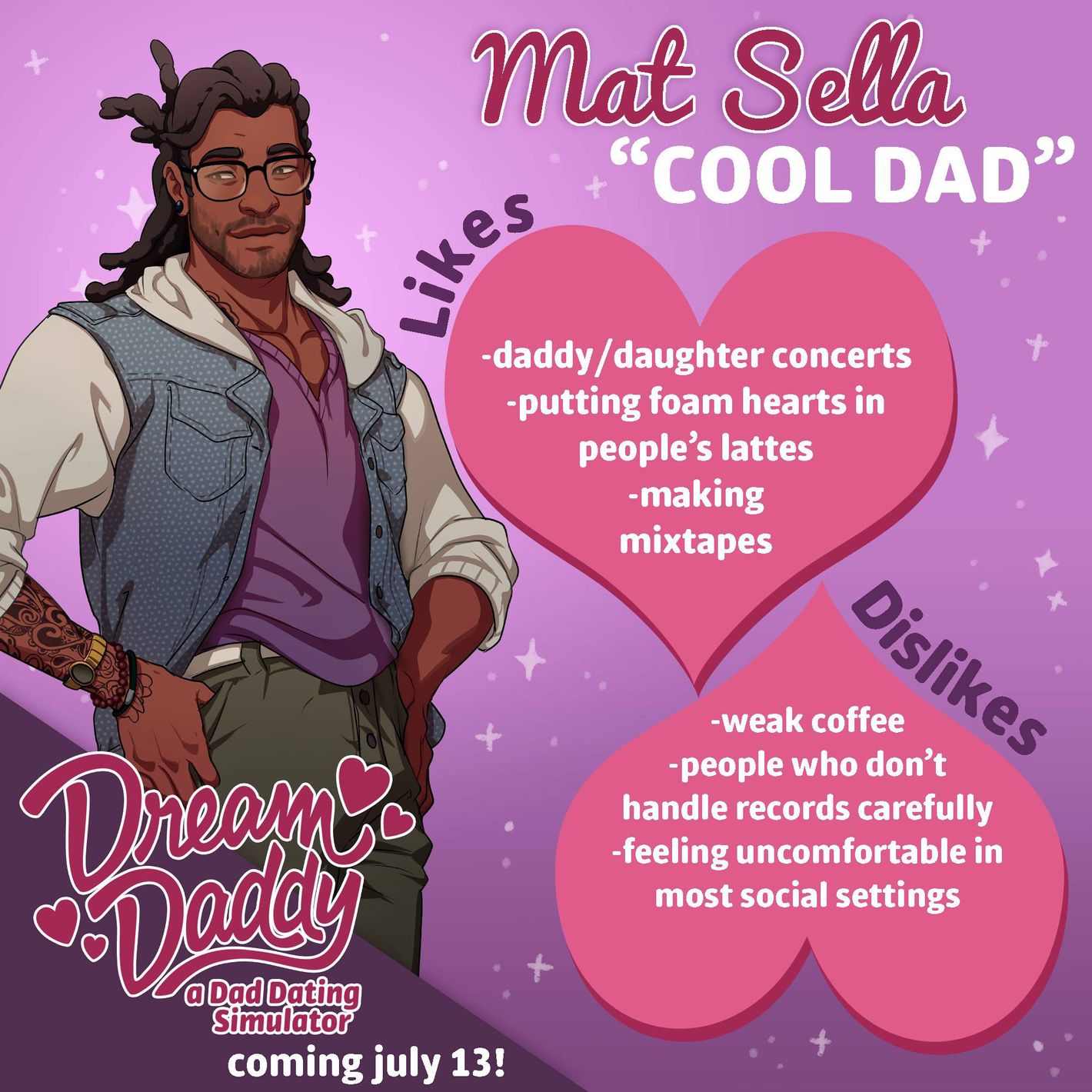 Dream dating. Dream Daddy Мэтт. Dream Daddy описание. Dream Daddy игра.