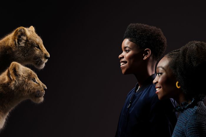 JD McCrary as young Simba and Shahadi Wright Joseph as young Nala.