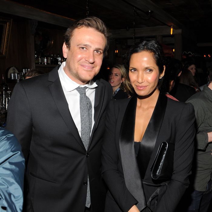 Jason Segel celebrates at Sons of Essex.