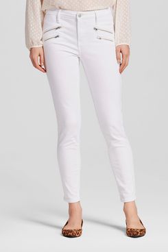 Mossimo Women’s High Rise Skinny With Zipper Pockets
