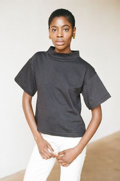 Maria Stanley Mockneck Tee