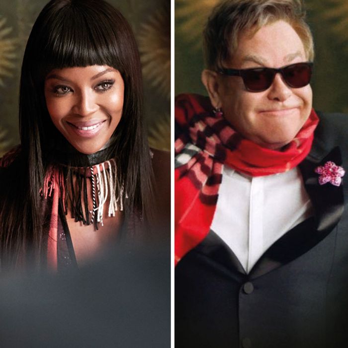 Naomi Campbell and Elton John Star in Burberry's New Campaign