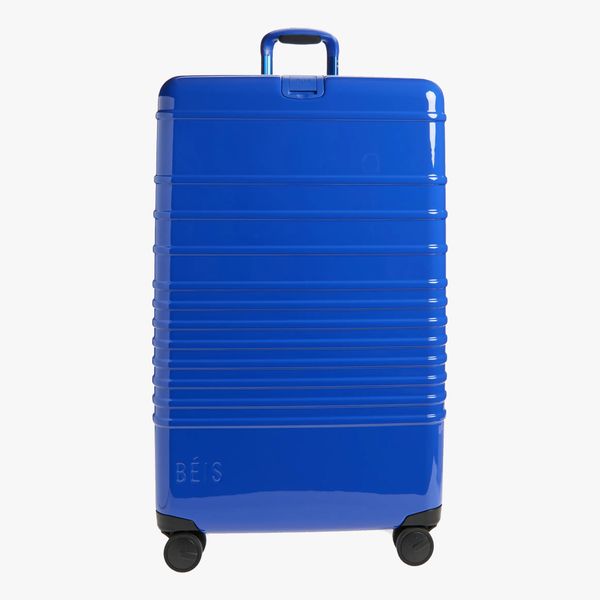 Béis The Large 29-Inch Expandable Check-In Roller - Glossy Cobalt