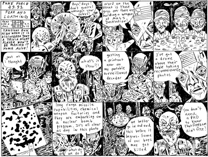 Brian Chippendale Talks About His Punked-Out Comic, Puke Force