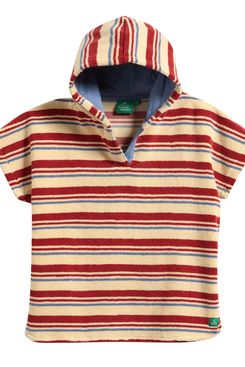 Little Green Radicals Hooded Organic Cotton Cover-Up Poncho