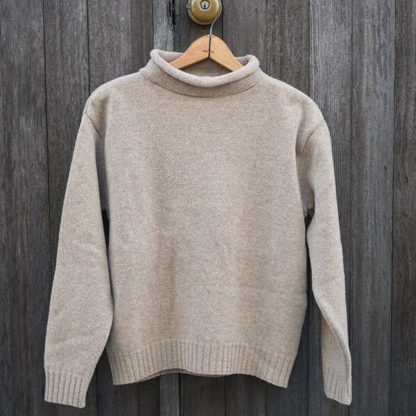 Gamine Workwear Roll Neck Deck Sweater