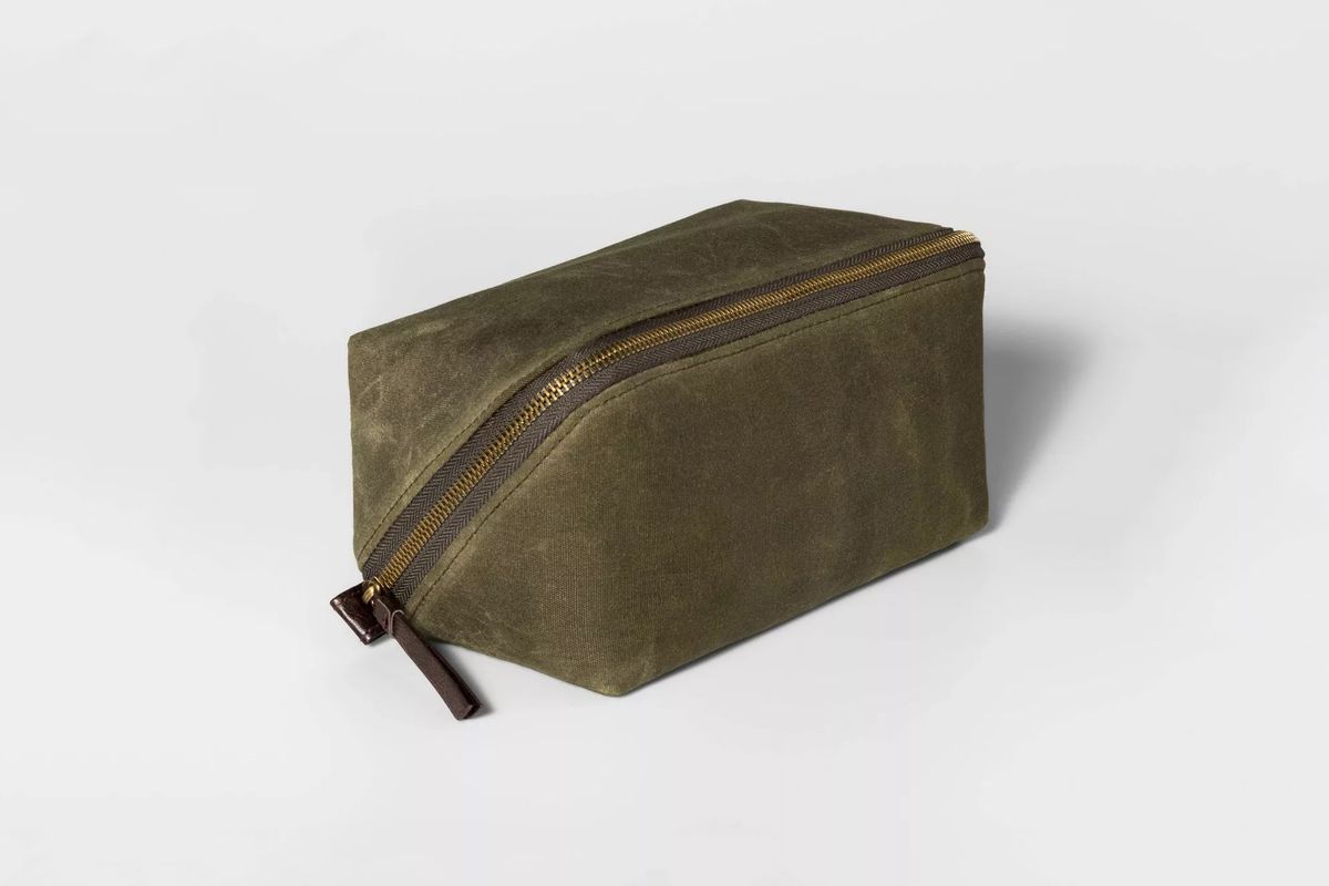 large leather dopp kit