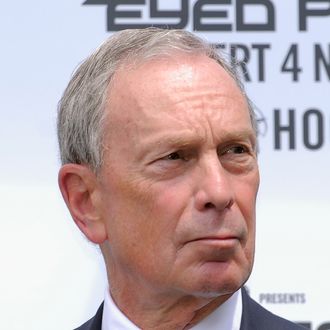 NEW YORK, NY - AUGUST 17: New York Mayor Michael Bloomberg attends a press conference announcing the new date for the Concert 4 NYC to be held on September 30, 2011 at the Central Park Arsenal on August 17, 2011 in New York City The Concert 4 NYC was originally scheduled for June 9, 2011 but was cancelled due to inclement weather. (Photo by Jemal Countess/Getty Images)