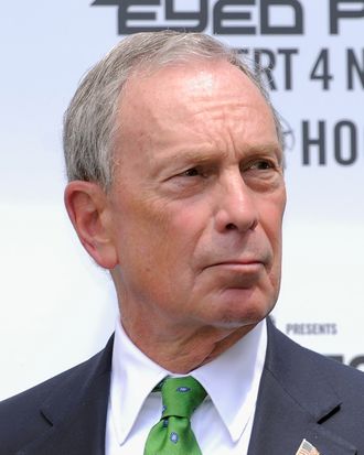 NEW YORK, NY - AUGUST 17: New York Mayor Michael Bloomberg attends a press conference announcing the new date for the Concert 4 NYC to be held on September 30, 2011 at the Central Park Arsenal on August 17, 2011 in New York City The Concert 4 NYC was originally scheduled for June 9, 2011 but was cancelled due to inclement weather. (Photo by Jemal Countess/Getty Images)