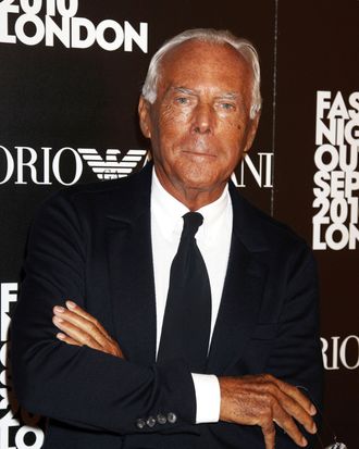 Armani Wants Italian Brands to Show Only in Milan