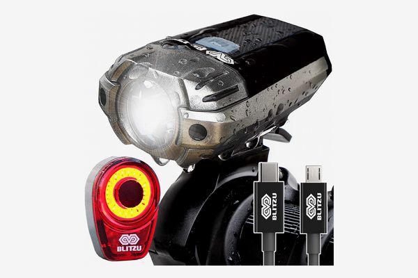 ITSHINY USB Bike light Set Rechargeable LED Headlight Taillight Combinations