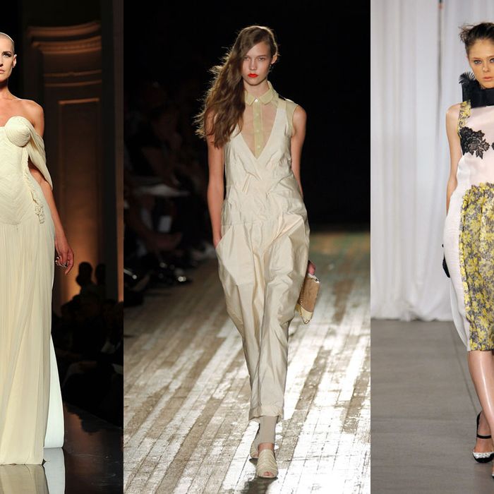 Eve Savail, 16-year-old Karlie Kloss, and 18-year-old Coco Rocha.