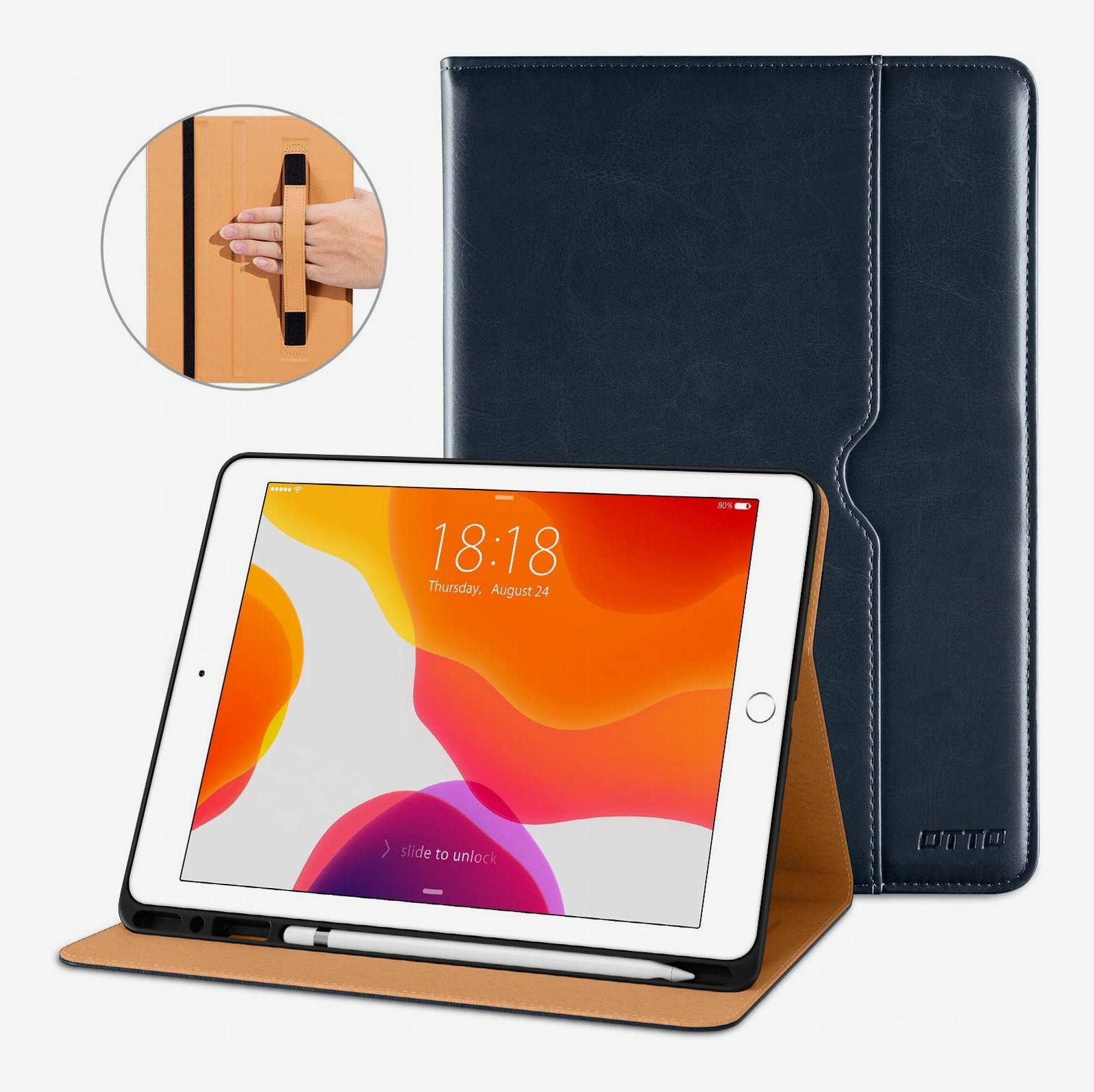 ProCase Smart Case for iPad 10.2 iPad 9th Generation 2021/ iPad 8th  Generation 2020/ iPad 7th Generation 2019 Case with Pencil Holder, Trifold  Stand