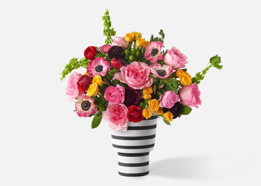 5 X Flower Bouquet Living Vase Boxes Florist  Presentation Sweets Vintage Pink 