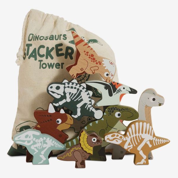 Le Toy Van Jurassic Stacking Dinosaurs & Bag